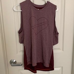 Medium mauve janji tank from heartbreak runners